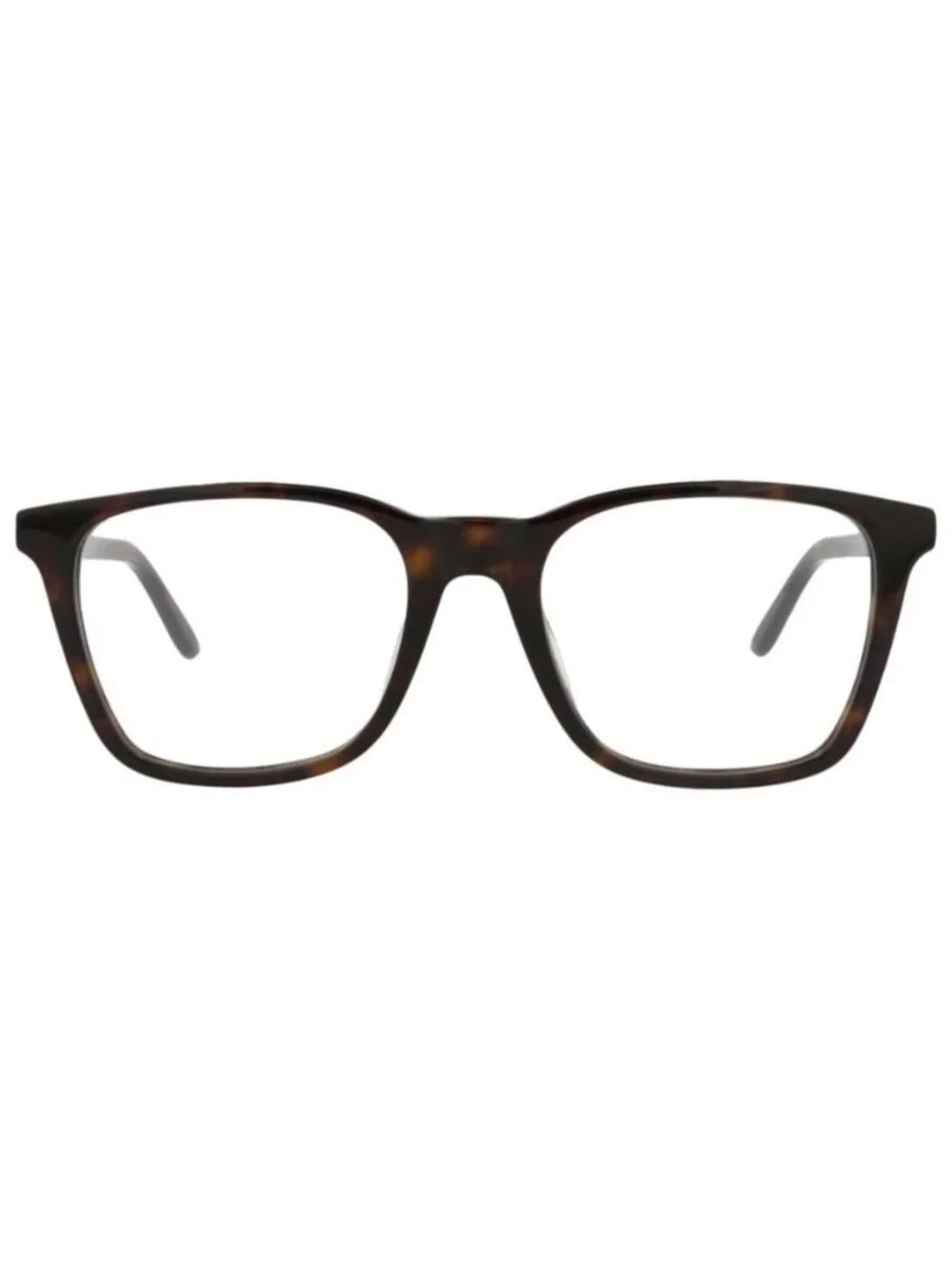 New Alexander McQueen Mens Square/Rectangle Havana Gold Transparent Fashion Desi